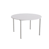 Bord Combi 206, Ø1200 mm, højde 720 mm, grå laminat på alugråt stel