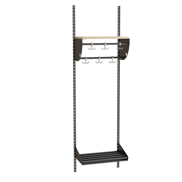 Form o Miljö Børne garderobe Adde Kombination B, start, bredde 500 mm 2 pladser – Børnegarderober (billede 1)