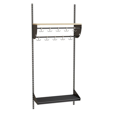 Børne garderobe Adde Kombination B, start, bredde 750 mm 3 pladser