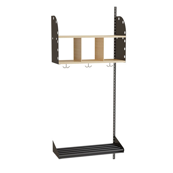 Børne garderobe Adde Kombination A, påbyg, bredde 750 mm 3 pladser