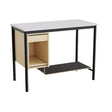 Tranås Skolmöbler Sybord 133, 1200x600 mm H900 mm, grå laminat, sort stel – Andet