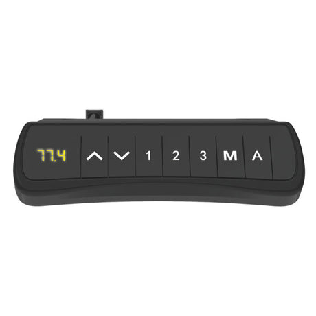 Hæve-sænkebord DNA, Hvid 1800x800mm Bue 2-ben/Alugå