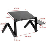 Laptopbord Easy Sort, sammenklappelig