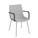 Stol Colt 10012 Med armlæn, alugrå tekstil, alugrå stel – image 2