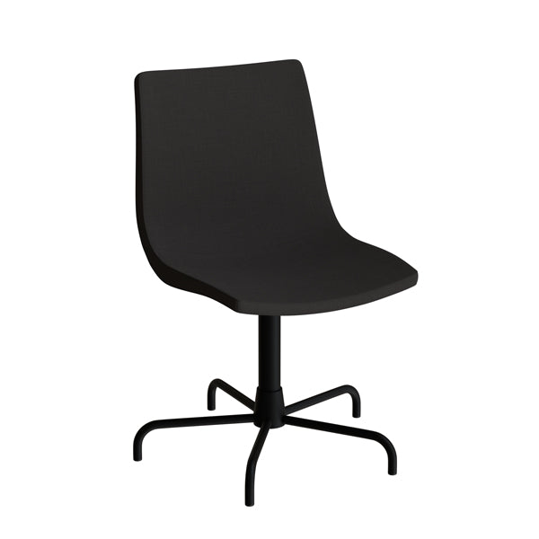 Stol Colt 10013 Drejeligt undestel, sort tekstil, sort stel – image 1