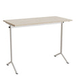 Tranås Skolmöbler Bord Atlas 1130, 1200x600mm, eg højtrykslaminat, hvidt stel – Elevborde