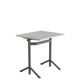 Elevbord Atlas 1132, 700x600mm, lys grå linoleum, gråt stel – image 2