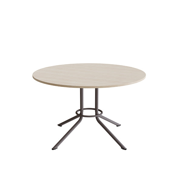 Bord Atlas 1133 Ø1200x720mm, Hvidpigmenteret eg med gråt understel – image 2