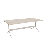 Bord Atlas 1134, 2000x1000mm, højde 720, eg højtrykslaminat, hvidt stel