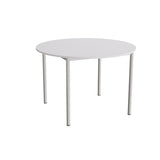 Bord Combi 206, Ø1200 mm, højde 800 mm, grå laminat på alugråt stel