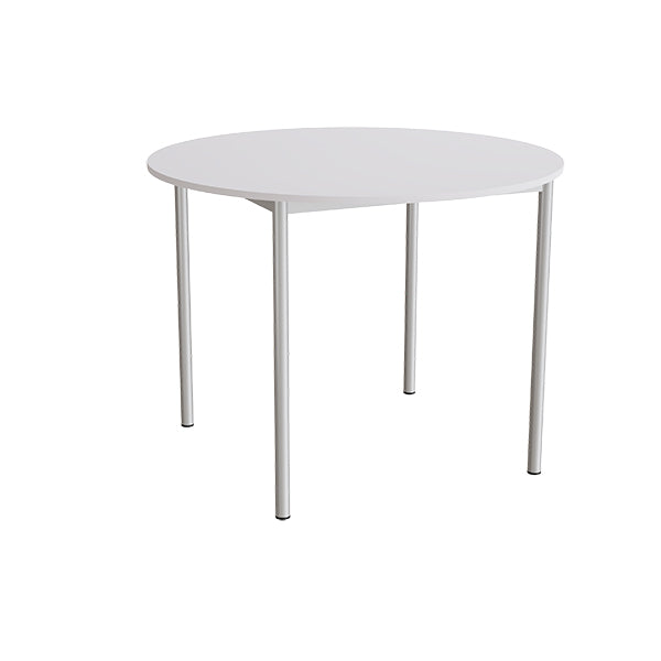 Bord Combi 206, Ø1200 mm, højde 900 mm, grå laminat på alugråt stel