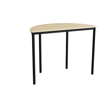 Bord Combi 209, 1200x600 mm højde 900 mm med birk laminat, sort stel – image 1