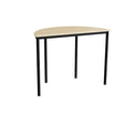 Tranås Skolmöbler Bord Combi 209, 1200x600 mm højde 900 mm med birk laminat, sort stel – Elevborde