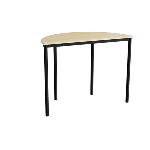 Tranås Skolmöbler Bord Combi 209, 1200x600 mm højde 900 mm med birk laminat, sort stel – Elevborde