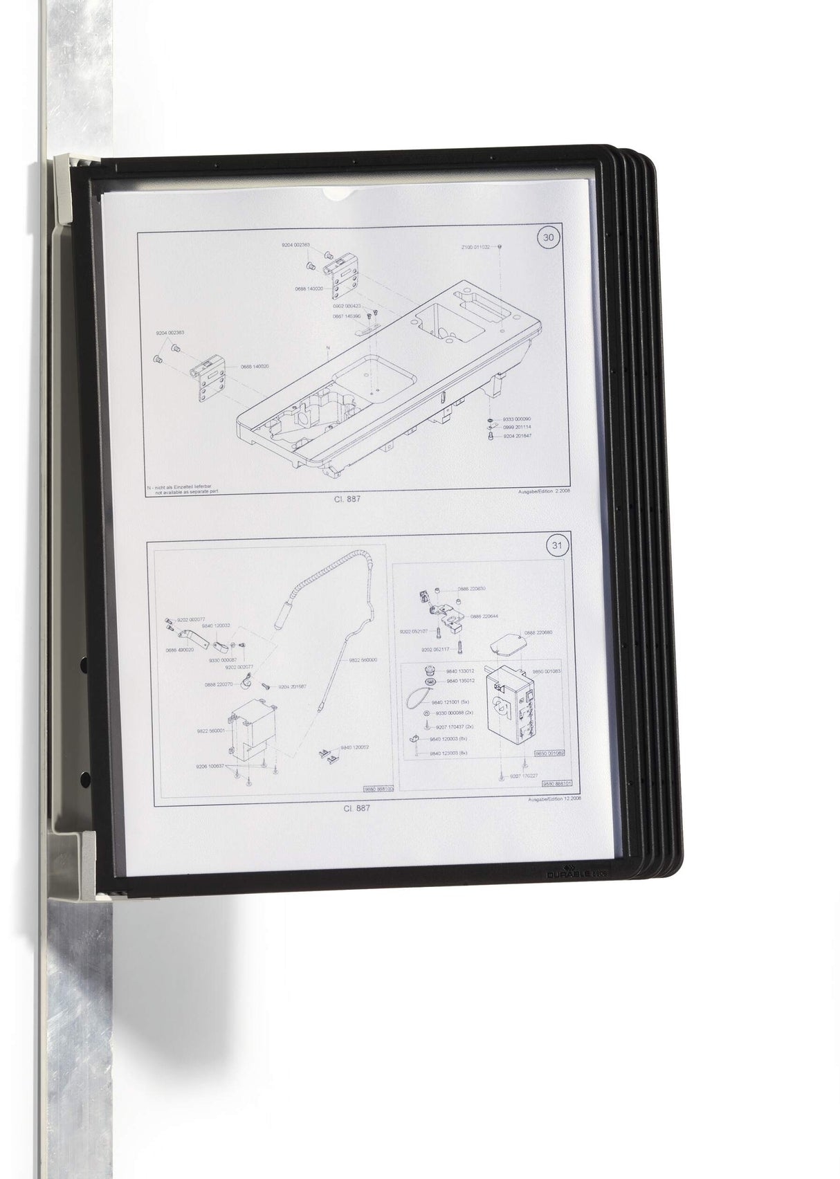 Registersystem VARIO® MAGNET WALL 5