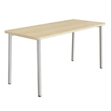 Bord Add 590, 1800x800 mm højde 900 mm med birk laminat, alu stel