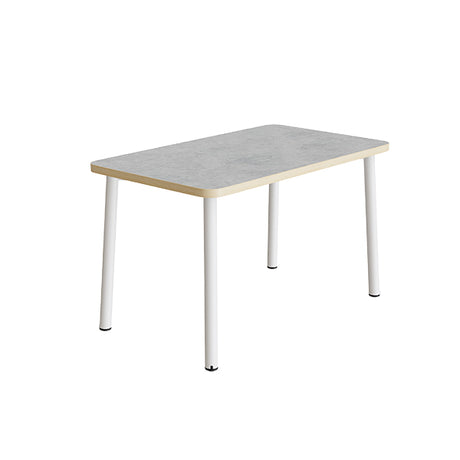 Bord Add 590, 1200x700 mm højde 720 mm med lys grå linoleum, hvidt stel