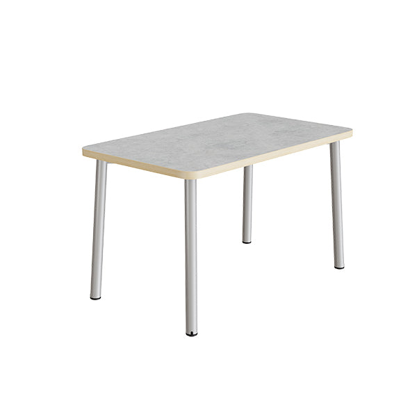 Bord Add 590, 1200x700 mm højde 720 mm med lys grå linoleum, alu stel