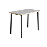 Bord Add 590, 1200x700 mm højde 900 mm med lys grå linoleum, sortoliven stel