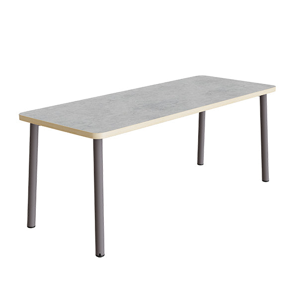 Bord Add 590, 1400x700 mm højde 900 mm med lys grå linoleum, gråt stel