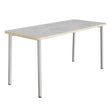 Bord Add 590, 1800x800 mm højde 720 mm med lys grå linoleum, alu stel