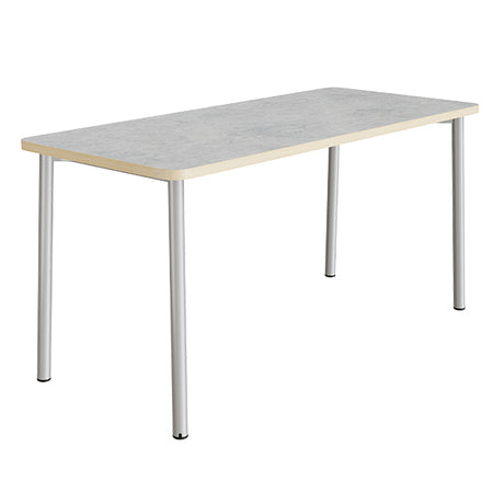 Bord Add 590, 1800x800 mm højde 720 mm med lys grå linoleum, alu stel