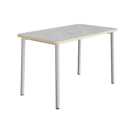 Bord Add 590, 1800x800 mm højde 900 mm med lys grå linoleum, alu stel