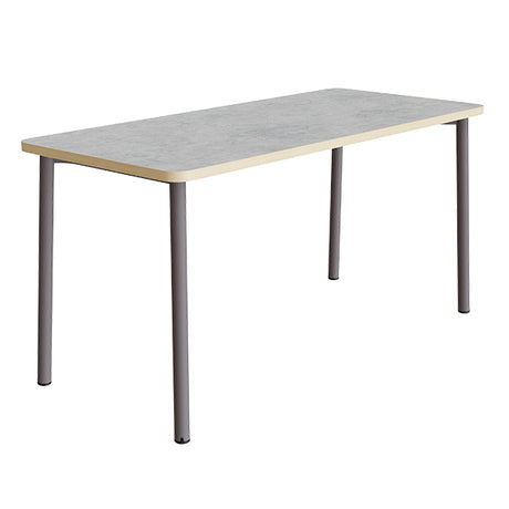 Bord Add 590, 1800x800 mm højde 900 mm med lys grå linoleum, gråt stel