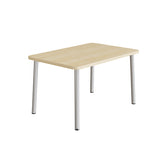 Bord Add 590, 1400x700 mm højde 720 mm med lydabsorberende birk laminat, alu stel