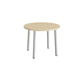 Bord Add 590, Ø900 mm, højde 720 mm, lyddæmpende birk laminat på alu stel