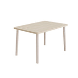 Bord Add Wood 590 1200x800 mm Højde 720 mm med lyddæmpende hvidpigmenteret eg laminat, massivt træben