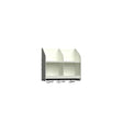 Sonesson BST Garderobehylde, 2 pladser B500 mm Hvid – Garderobeskabe