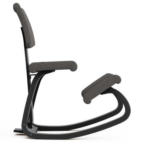 Knæstol Varier Variable Plus sort, REV 164 grå – image 2