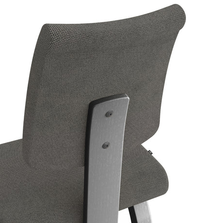 Knæstol Varier Variable Plus sort, REV 164 grå