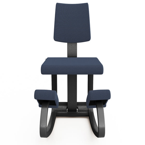 Knæstol Varier Variable Plus sort, REV 774 blå – image 3