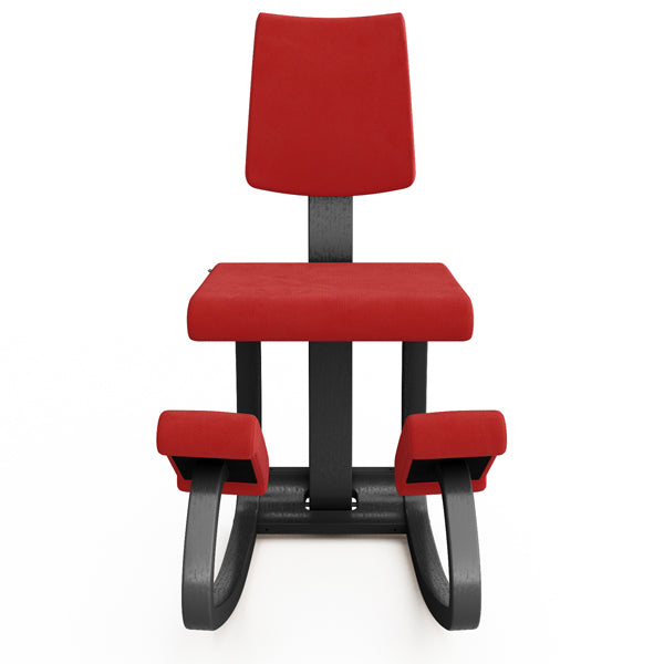 Knæstol Varier Variable Plus sort, REV 634 rød