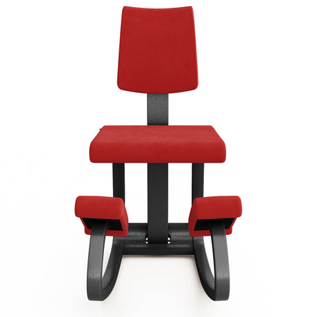 Knæstol Varier Variable Plus sort, REV 634 rød – image 3