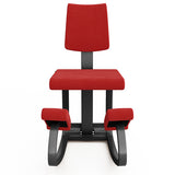 Knæstol Varier Variable Plus sort, REV 634 rød