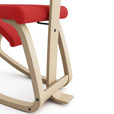 Knæstol Varier Variable Plus natur, REV 634 rød – image 4
