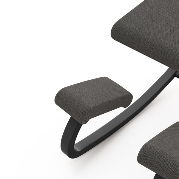 Knæstol Varier Variable sort, REV 164 grå – image 5