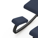 Knæstol Varier Variable sort, REV 774 blå