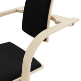 Stol Varier Actulum natur, REV 194 sort – Aktivitetsstole (billede 5)