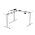 Hæve-sænke understel DNA, elektrisk 3-ben, Hvid - hjørnebord – image 1