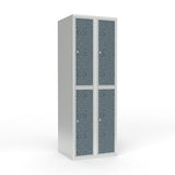 Skoleskab 2x300 Lige tag 2 rum i højden VirrVarr Black laminatdør Cylinderlås – image 1