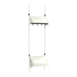 Sonesson BST Kombination F, Startsektion 2 pladser B 500 mm, hvid – Børnegarderober