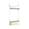 Sonesson BST Kombination H, Startsektion 3 pladser B 750 mm, hvid – Børnegarderober