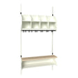 Sonesson BST Kombination D, Startsektion 4 pladser B 1000 mm, hvid – Børnegarderober