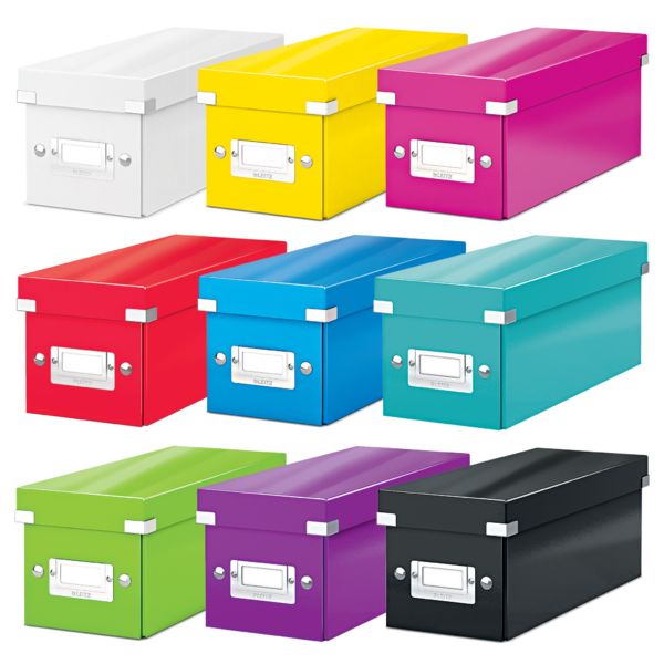 Arkivboks Click&Store CD hvid