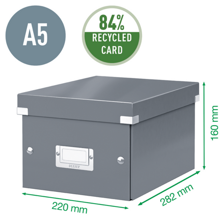 Arkivboks Click&Store lille hvid