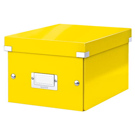 Arkivboks Click&Store lille gul
